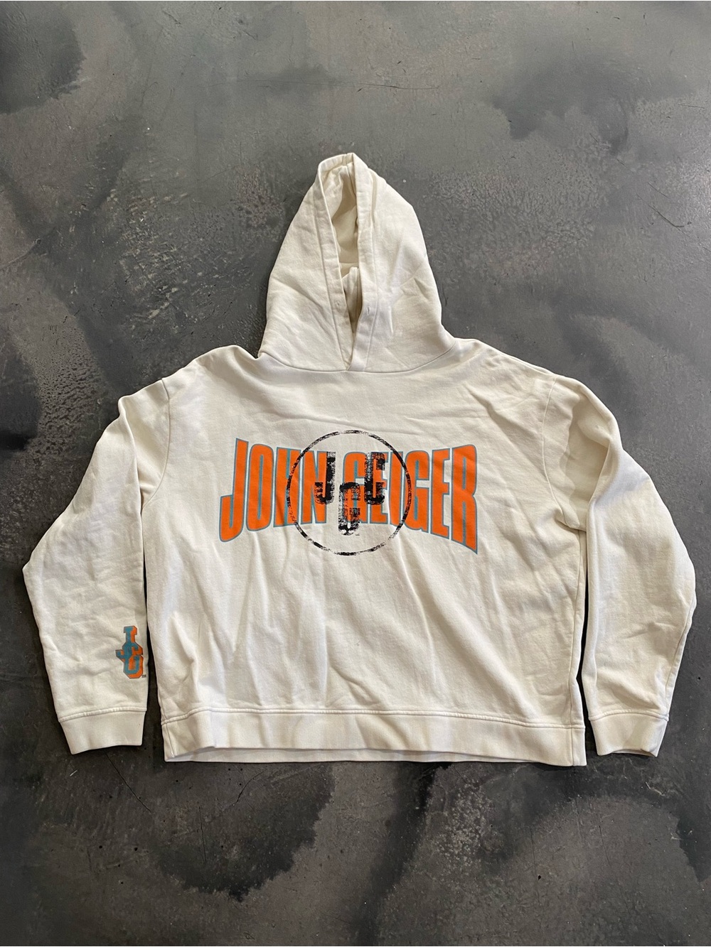 John Geiger John Geiger Hoodie Sz M Men’s 

May A-1)